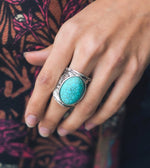 I’m a Wildflower Turquoise Ring