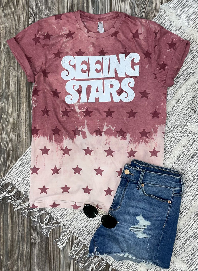 'Merica Stars Distressed Tee